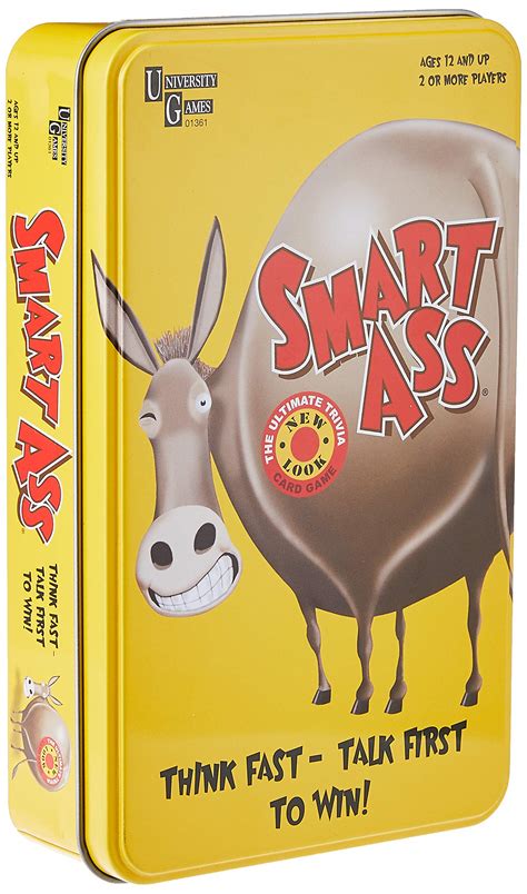 smart ass card game kmart|University Games Smart Ass Party Game .